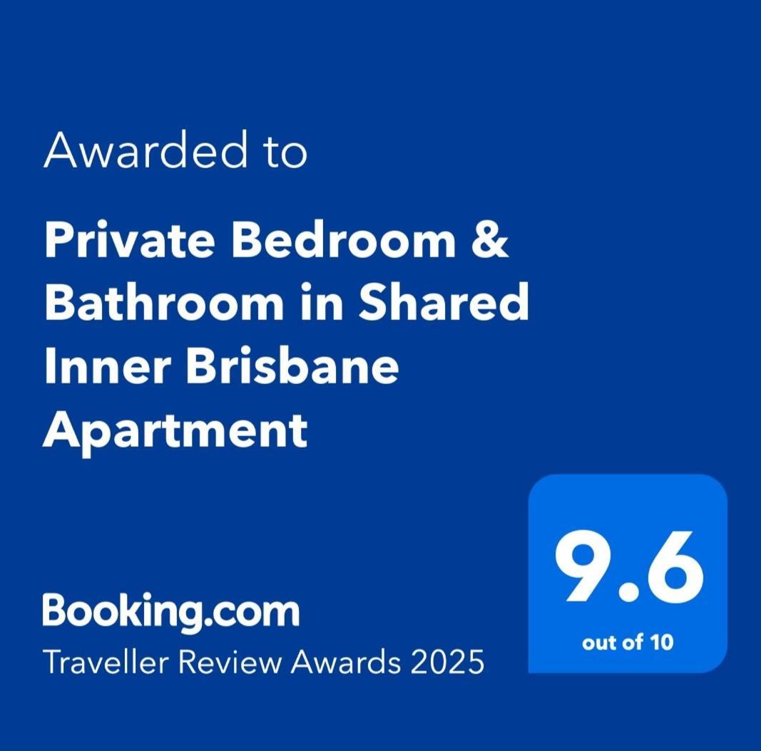 Private Bedroom & Bathroom In Shared Inner Brisbane Apartment Exterior foto